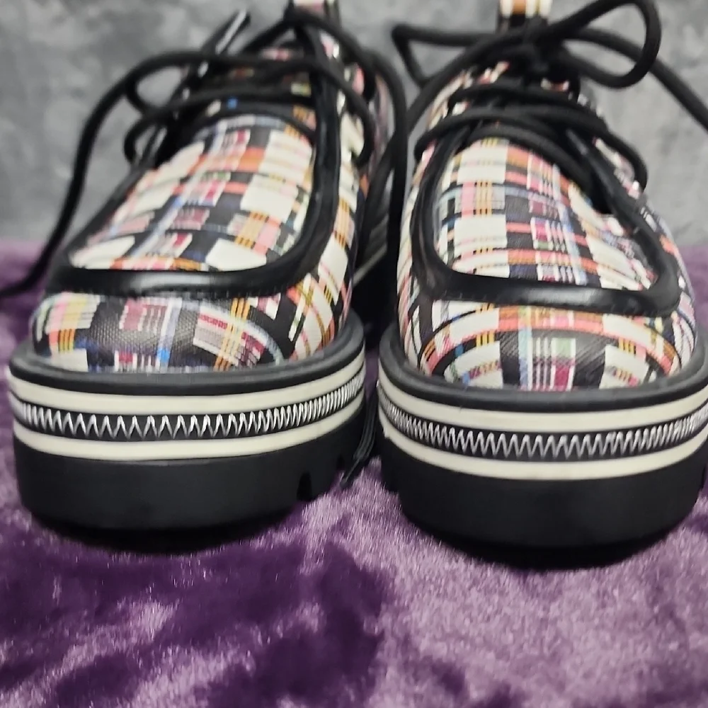 Circus by Sam Edelman Multicolor Plaid Platform Shoes